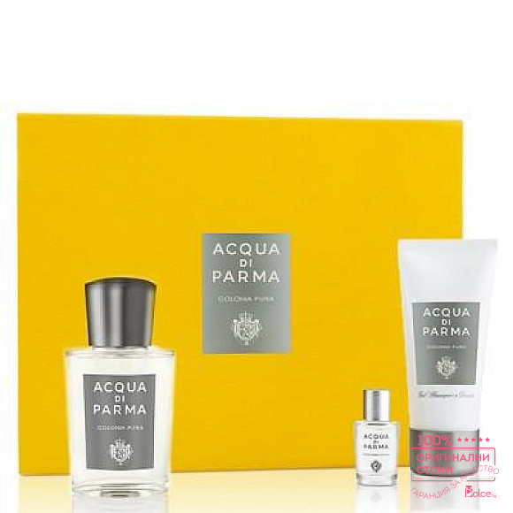 Acqua di Parma Colonia Pura EDC - унисекс подаръчен комплект