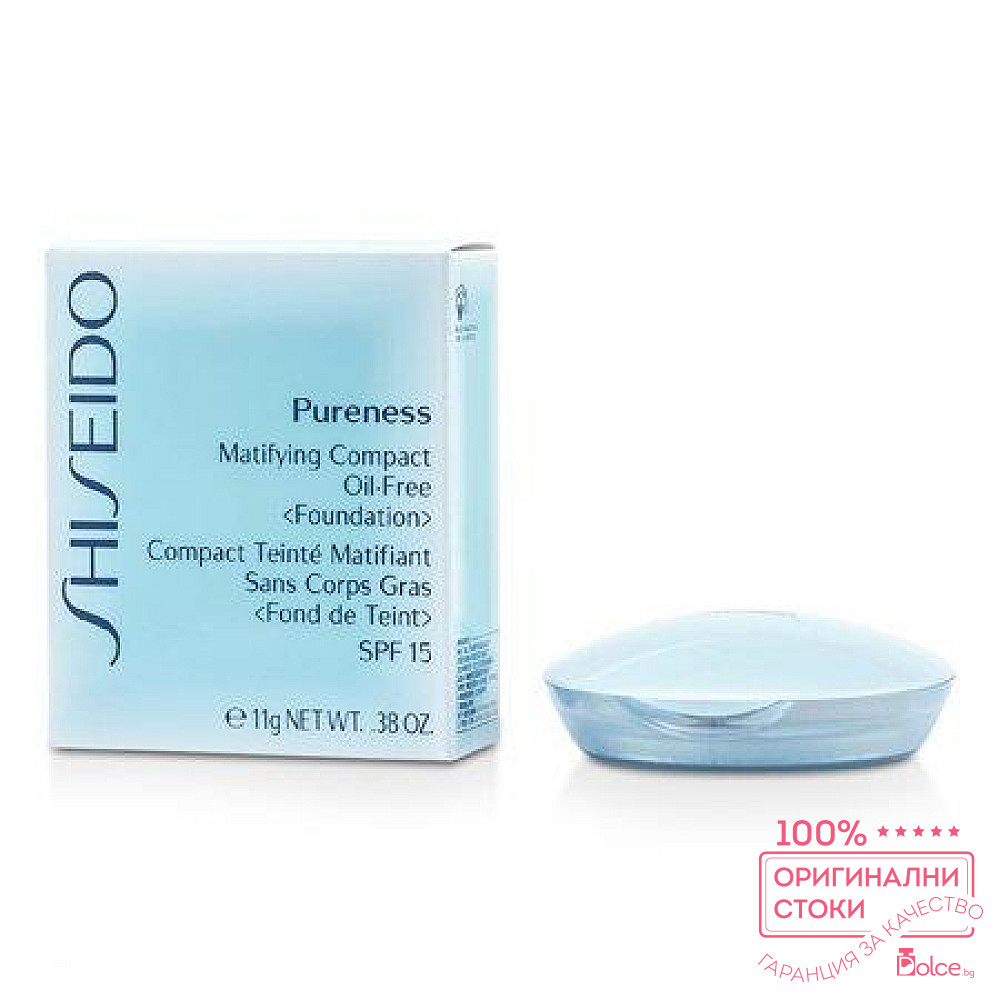 Shiseido Pureness Matifying Compact Oil Free Foundation SPF15 Компактна ...