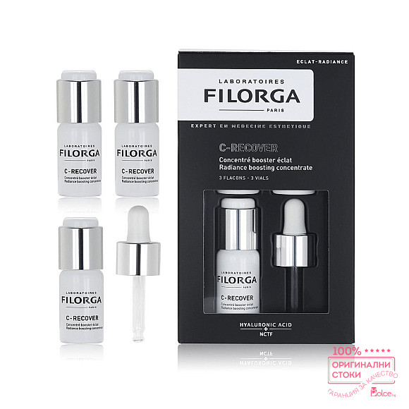 Filorga C-Recover Radiance Anti-Fatigue Concentrate Oзаряващ серум с витамин C за сияйна кожа