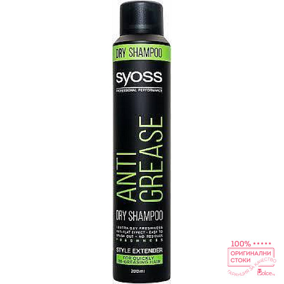 Syoss Anti-Grease Dry Сух шампоан за мазна коса