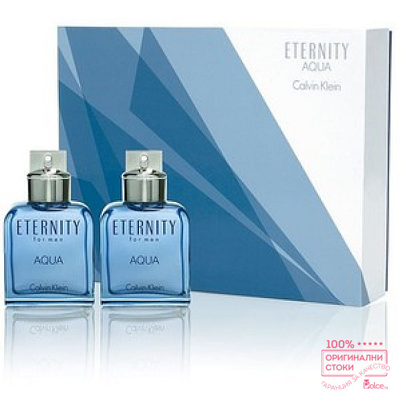 Calvin Klein Eternity Aqua EDT - подаръчен комплект за мъже
