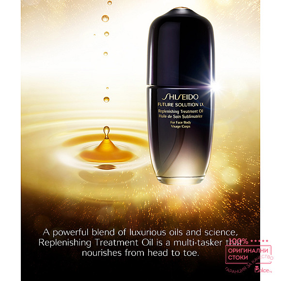 Shiseido Future Solution LX Replenishing Treatment Oil Подхранващ маслен серум за подмладяване на кожата на лицето