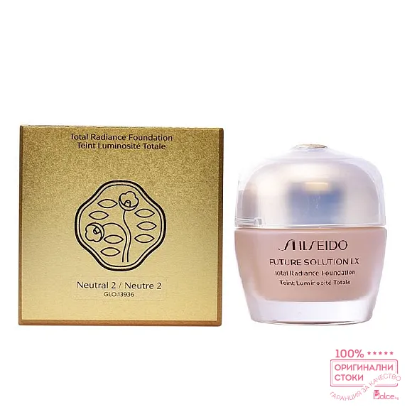 Shiseido Future Solution LX Total Radiance Foundation Neutral 2 Подмладяващ фон дьо тен