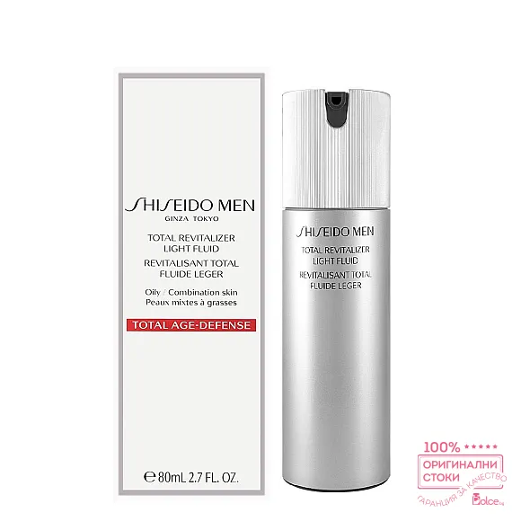 Shiseido Men Total Revitalizer Light Fluid Хидратиращ флуид за след бръснене