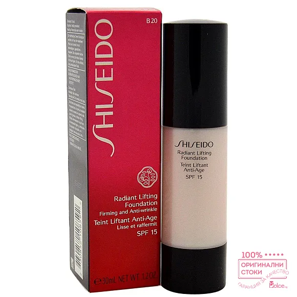 Shiseido Radiant Lifting Foundation SPF 15 Фон дьо тен с лифтинг ефект и слънцезащитен фактор