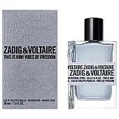 zadig  voltaire this is him vibes of freedom тоалетна вода за мъже edt