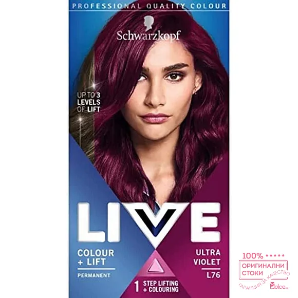 Schwarzkopf Live Colour + Lift Трайна крем боя за коса с изсветляващ ефект
