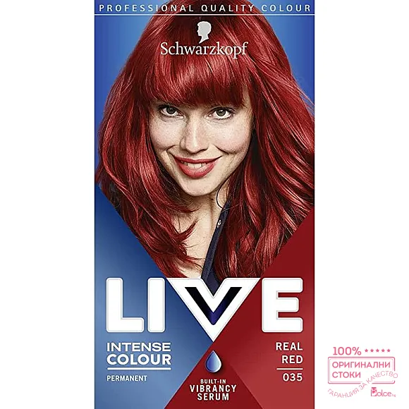 Schwarzkopf Live Intense Трайна крем боя за коса с блестящ финиш