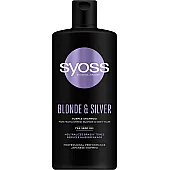 Syoss Blond & Silver Шампоан за руса, сива и коса на кичури