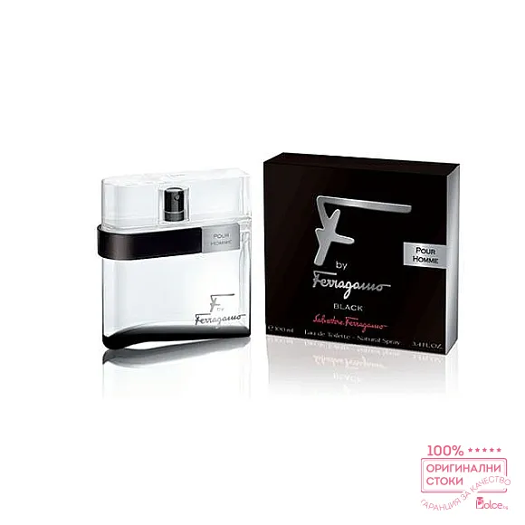 Salvatore Ferragamo F by Ferragamo Black Eau De Toilette за мъже